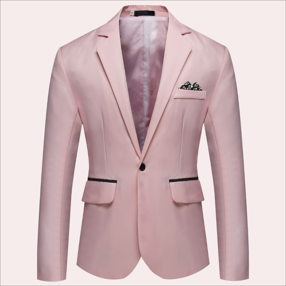 James Men’s Modern Formal Business Blazer By Street-Wave Tailored Jacket For Meetings And Evening Events