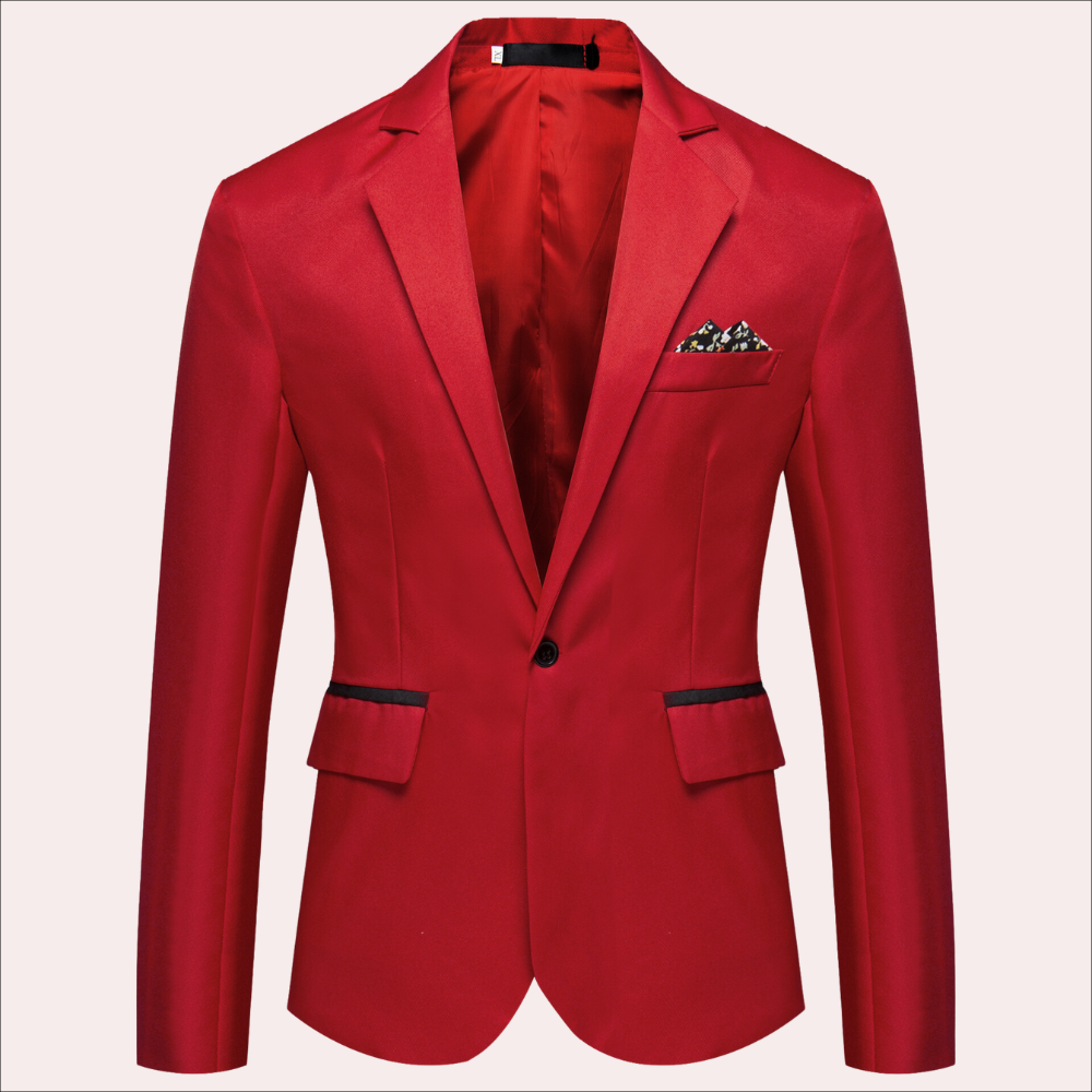 James Men’s Modern Formal Business Blazer By Street-Wave Tailored Jacket For Meetings And Evening Events