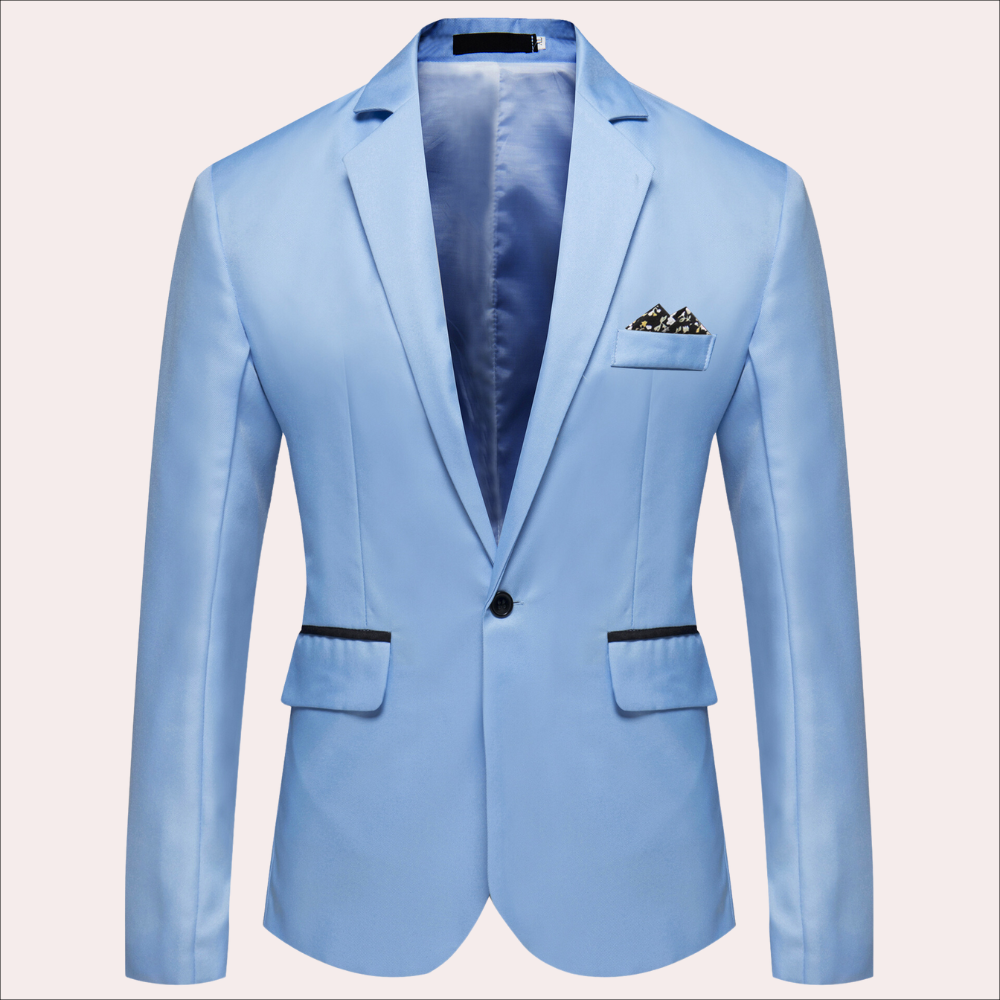 James Men’s Modern Formal Business Blazer By Street-Wave Tailored Jacket For Meetings And Evening Events