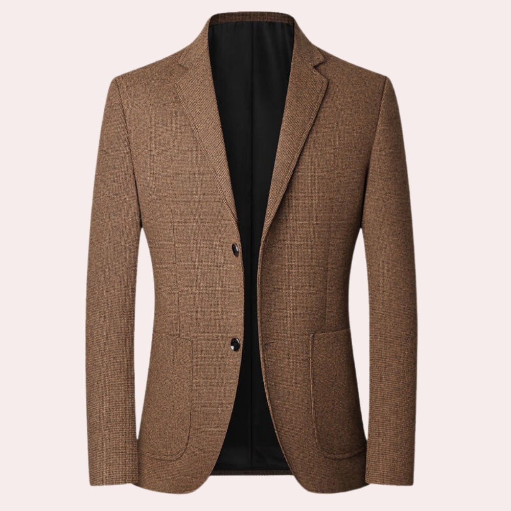 Men's Blazer Mimir Retro Plaid - Comfortable Versatile Style By Street-wave For Modern Men