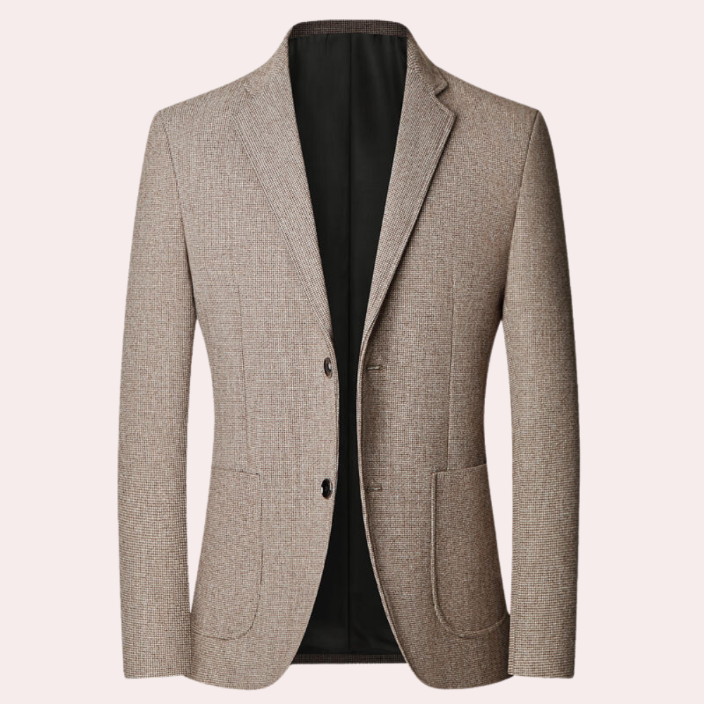 Men's Blazer Mimir Retro Plaid - Comfortable Versatile Style By Street-wave For Modern Men