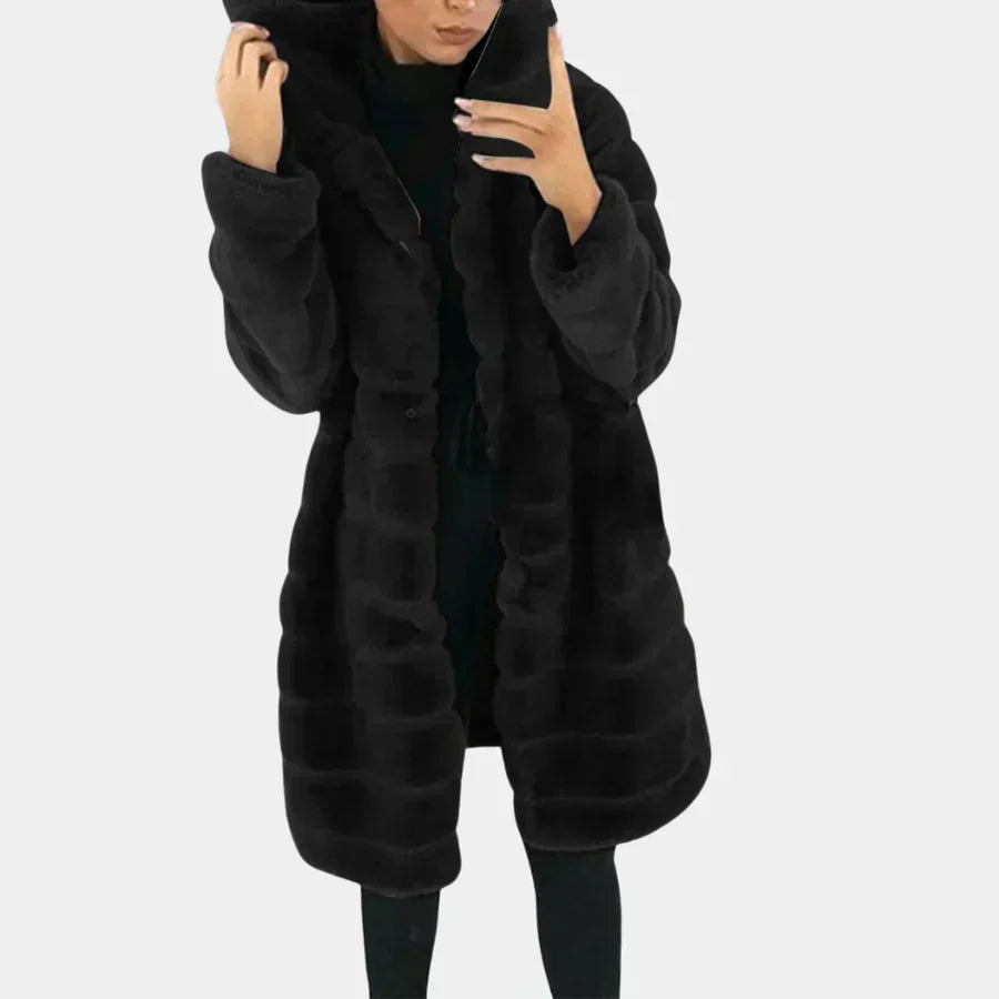 Streetwave Damenblazer Barbe Chic Timeless Fit For Women Faux Fur Coat Luxury Luxurious