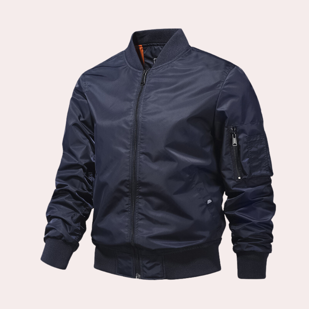 Marshall Lightweight Mens Bomber Jacket Sleek Versatile Everyday Wear For Modern Men