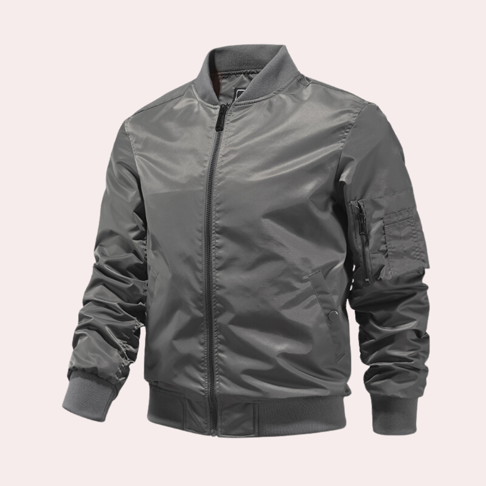 Marshall Lightweight Mens Bomber Jacket Sleek Versatile Everyday Wear For Modern Men