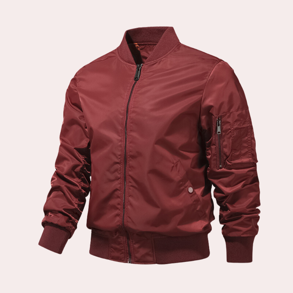 Marshall Lightweight Mens Bomber Jacket Sleek Versatile Everyday Wear For Modern Men