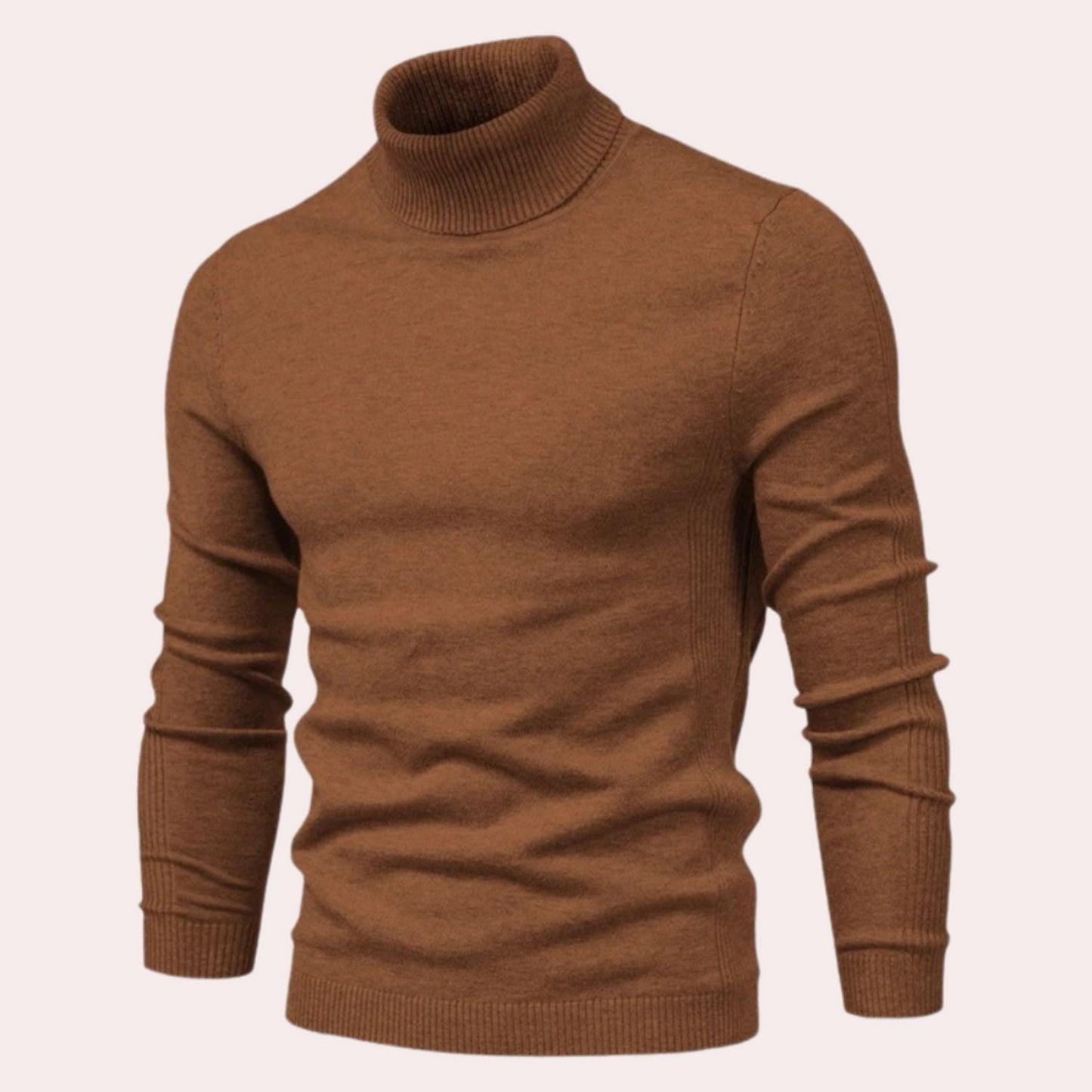 Streetwave Mens Turtleneck Sweater Premium Knit Warm Cozy Comfort For Casual Style