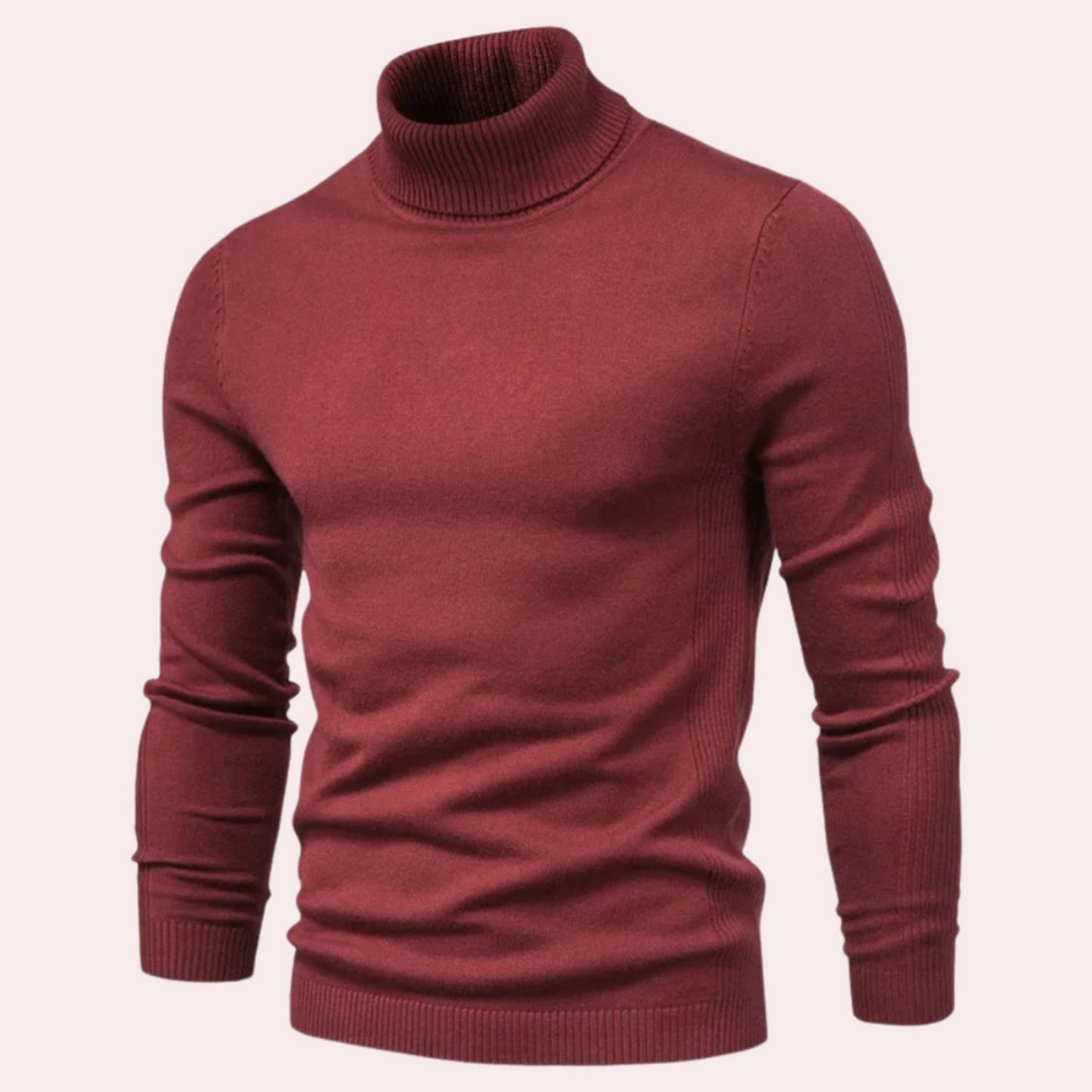 Streetwave Mens Turtleneck Sweater Premium Knit Warm Cozy Comfort For Casual Style