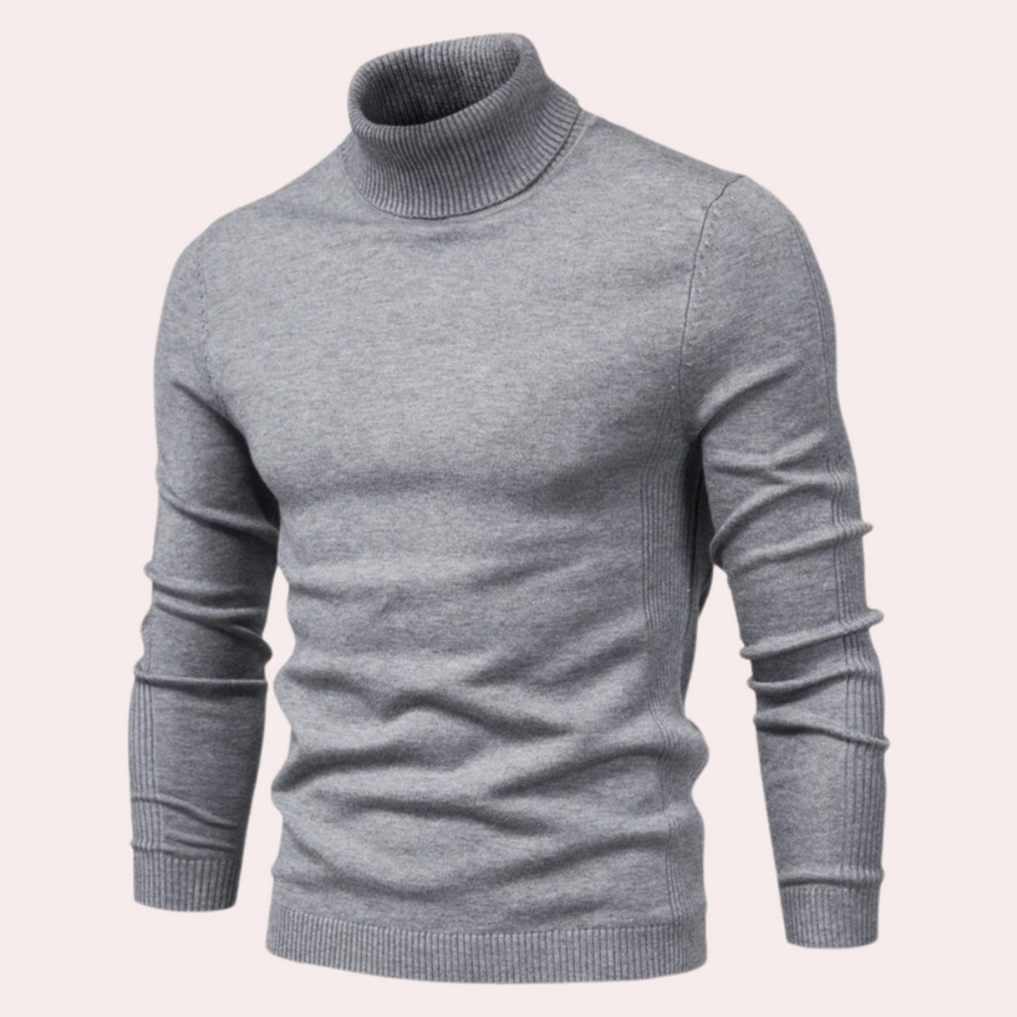 Streetwave Mens Turtleneck Sweater Premium Knit Warm Cozy Comfort For Casual Style