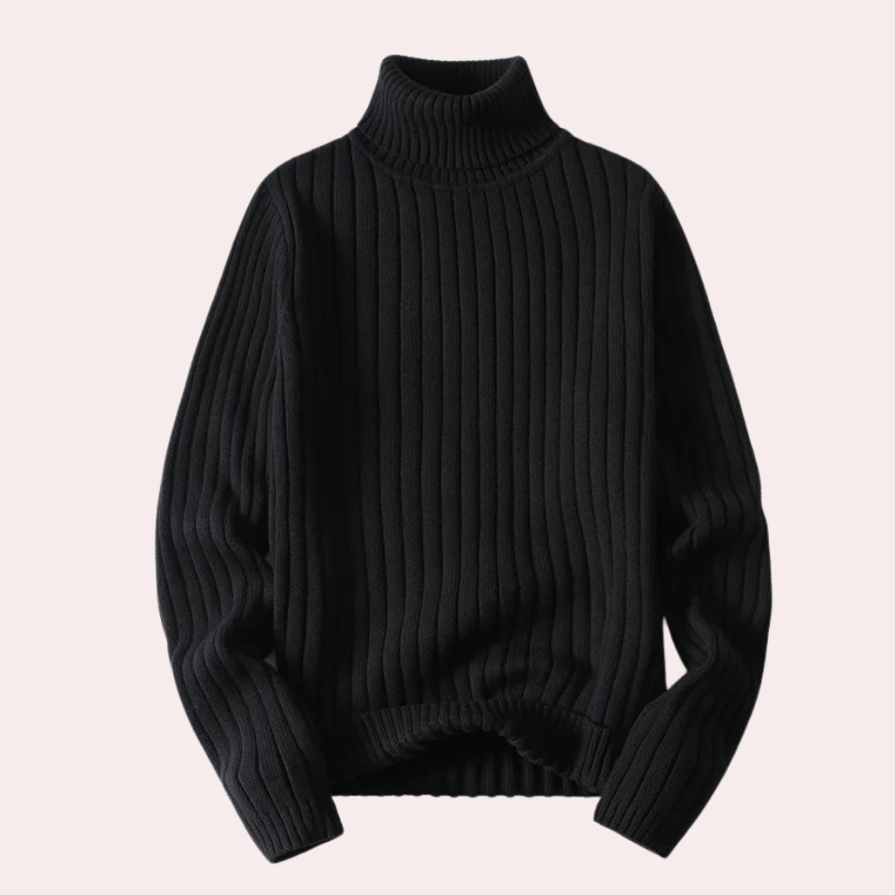 Street Wave Acrylic Rib Knit Pullover Cozy Warmth For Everyday Wear Unisex Classic Versatile Wardrobe Essential