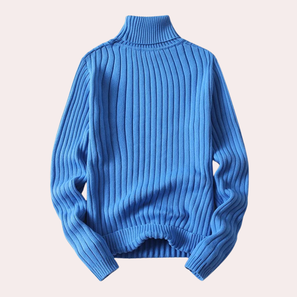 Street Wave Acrylic Rib Knit Pullover Cozy Warmth For Everyday Wear Unisex Classic Versatile Wardrobe Essential
