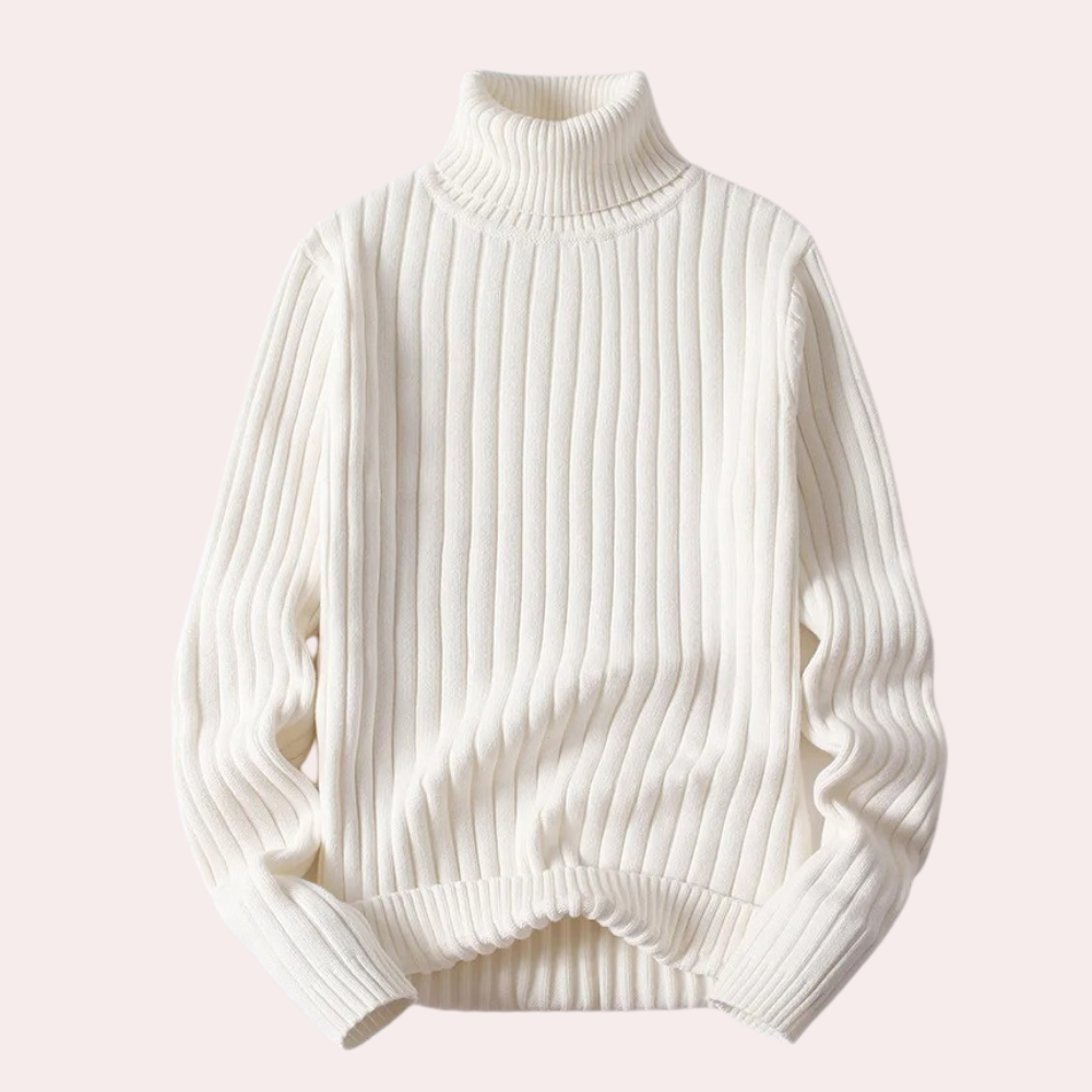 Street Wave Acrylic Rib Knit Pullover Cozy Warmth For Everyday Wear Unisex Classic Versatile Wardrobe Essential