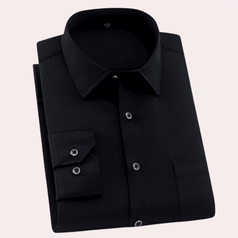 Street-Wave Men's Non Iron Cotton Shirt Adjustable Cuffs