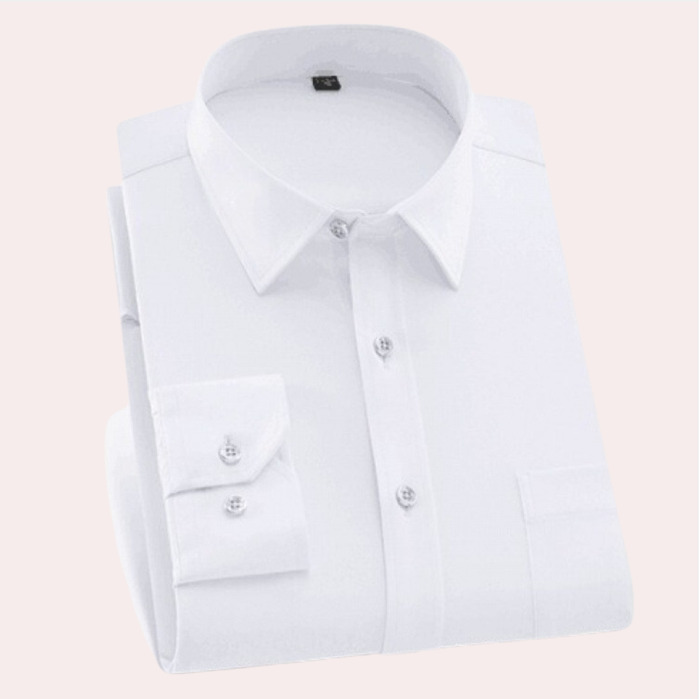 Street-Wave Men's Non Iron Cotton Shirt Adjustable Cuffs