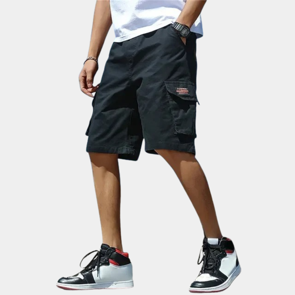 Street Wave Mens Cargo Shorts Breathable Cotton With Pockets Outdoor
