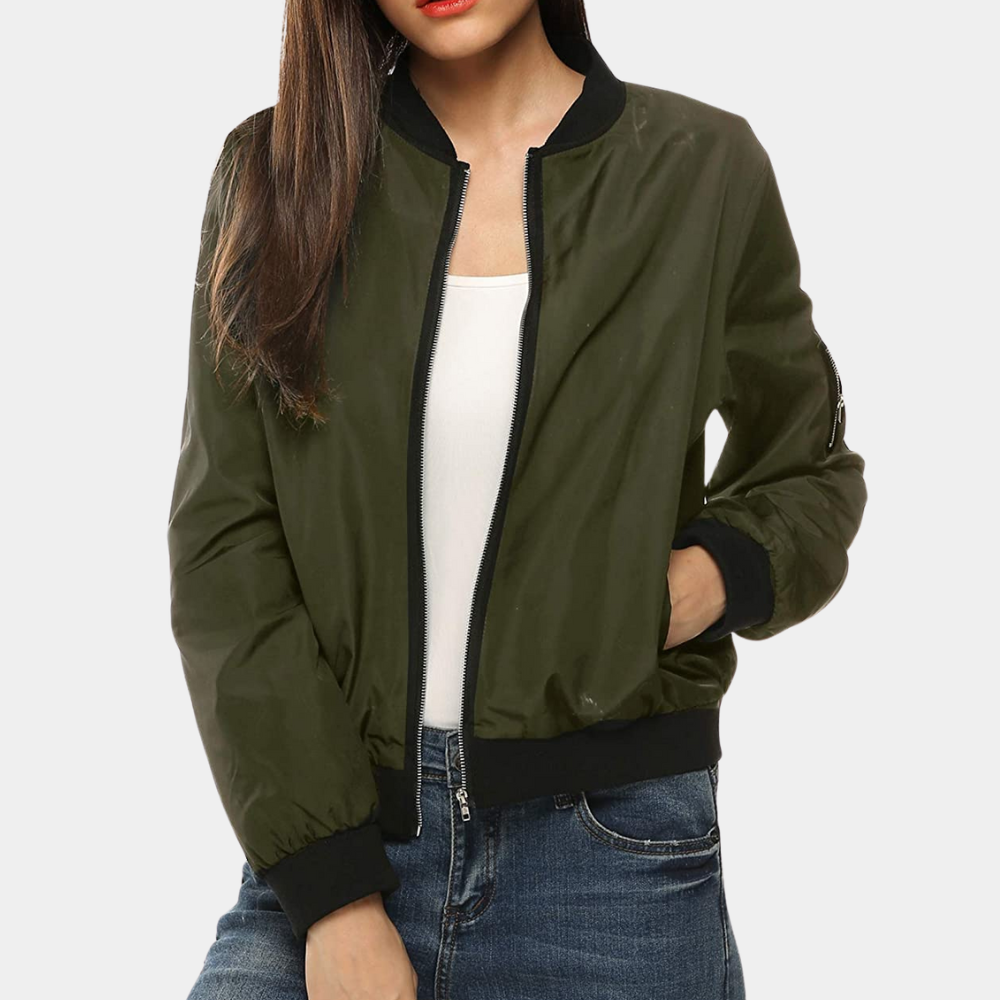 Street-wave Womens Lightweight Summer Jacket Comfortable Breathable Everyday Wear