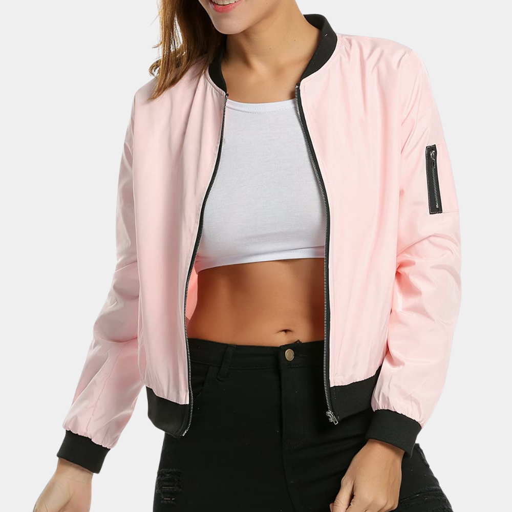 Street-wave Womens Lightweight Summer Jacket Comfortable Breathable Everyday Wear