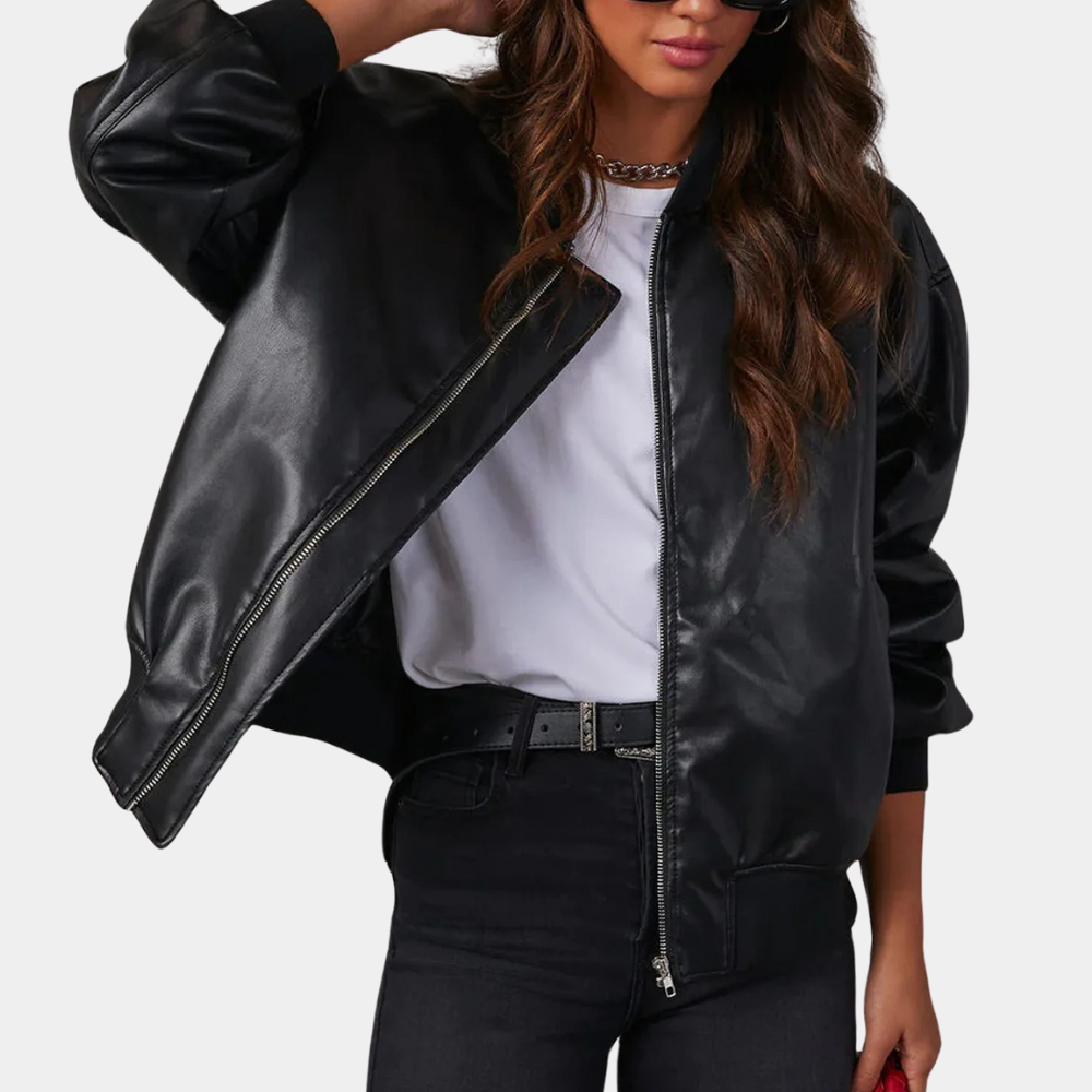 Street-wave Cozy Oversized Womens Jacket For Fall Comfortable Warm Outerwear Everyday Style