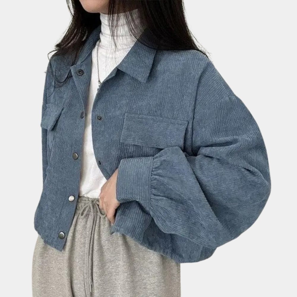 Corduroy Jacket For Women Cleena By Street Wave Stylish Summer Essential Comfortable All Day
