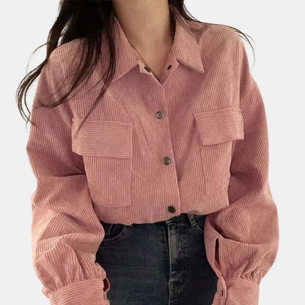 Corduroy Jacket For Women Cleena By Street Wave Stylish Summer Essential Comfortable All Day