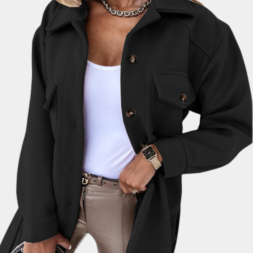 Street Wave Long Womens Autumn Coat For Women Elegant Cozy Everyday Wearable All Season