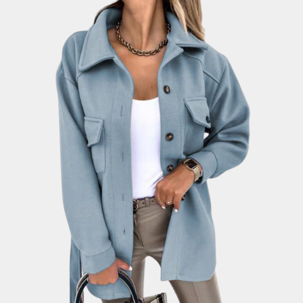 Street Wave Long Womens Autumn Coat For Women Elegant Cozy Everyday Wearable All Season