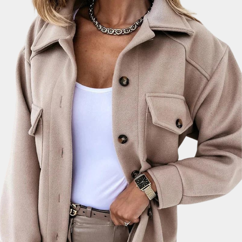 Street-wave Women's Autumn Coat Versatile Transitional Jacket for Fashionable Women