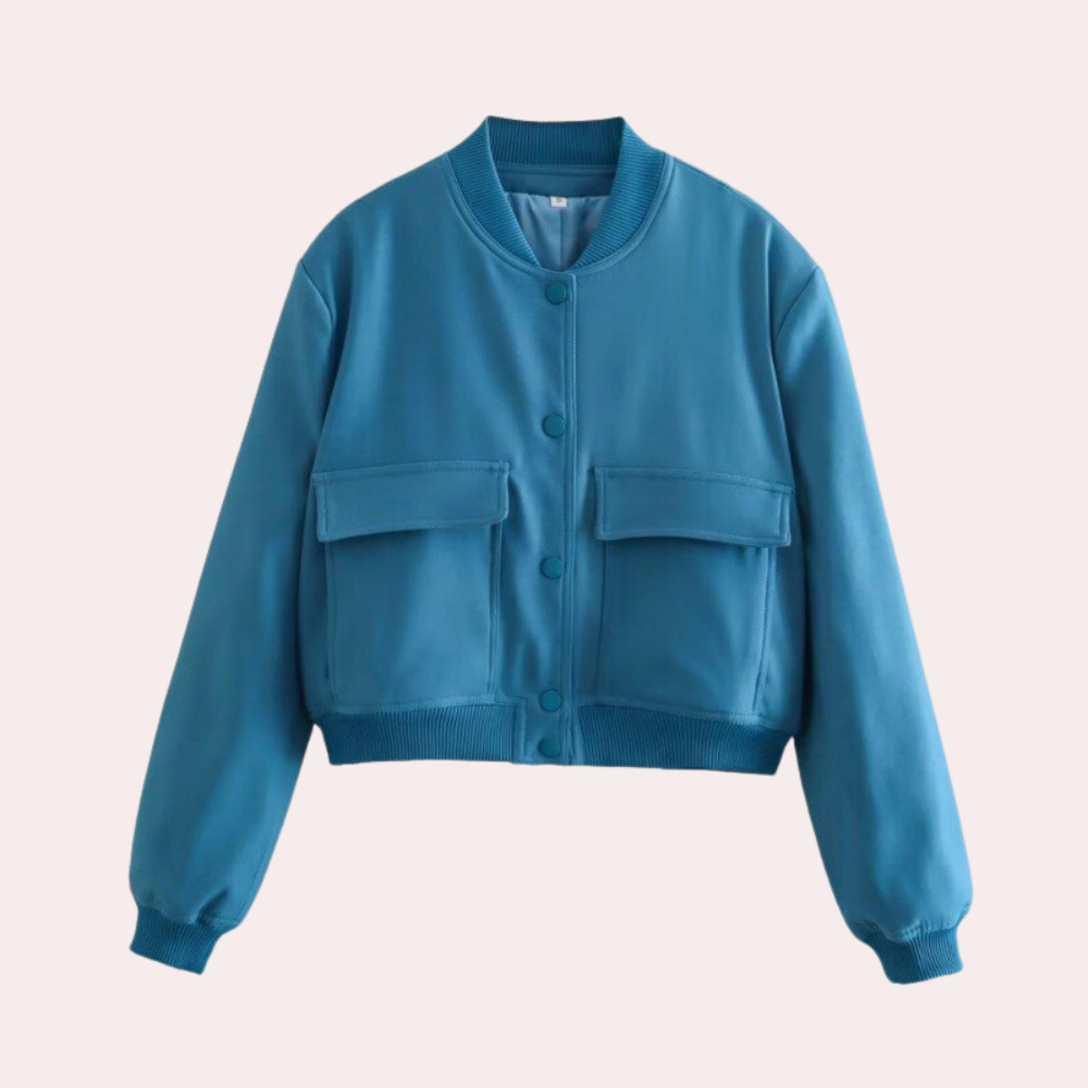 Kj Margarita Casual Bomber Jacket for Women Comfortable Chic Everyday Wear Ideal For Home And Out