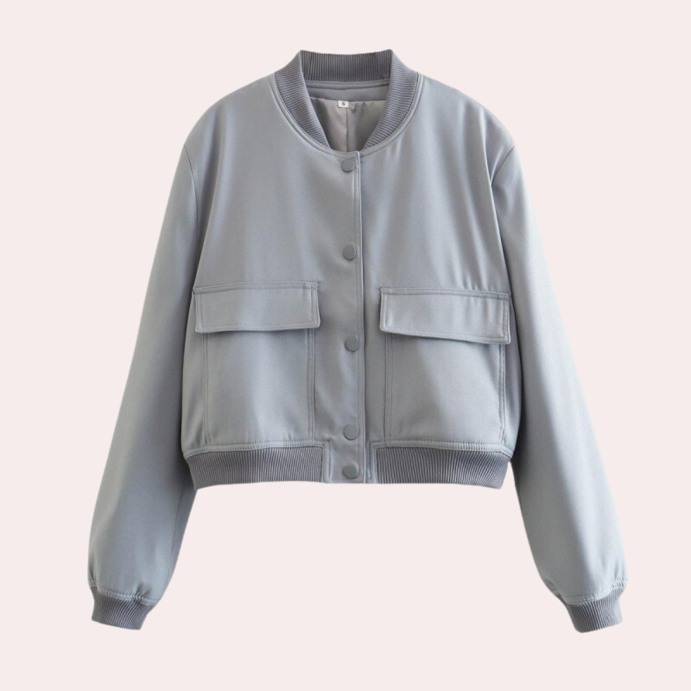 Kj Margarita Casual Bomber Jacket for Women Comfortable Chic Everyday Wear Ideal For Home And Out