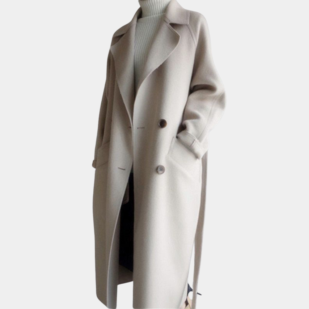 Street-Wave Long Wool Coat For Women With Timeless Design And Premium Warmth For Winter And Everyday