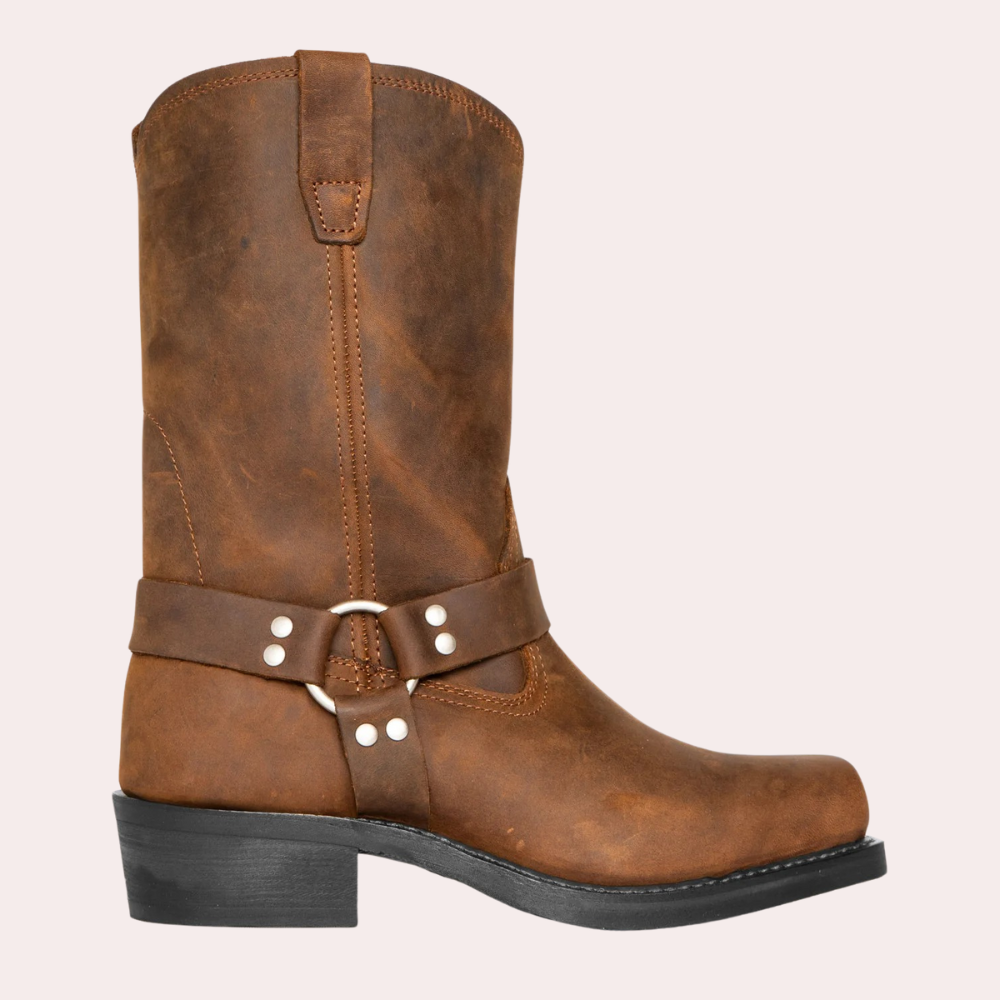Street-wave Cowboy Boots for Men Durable Comfort Western Style Boot for Everyday Wear