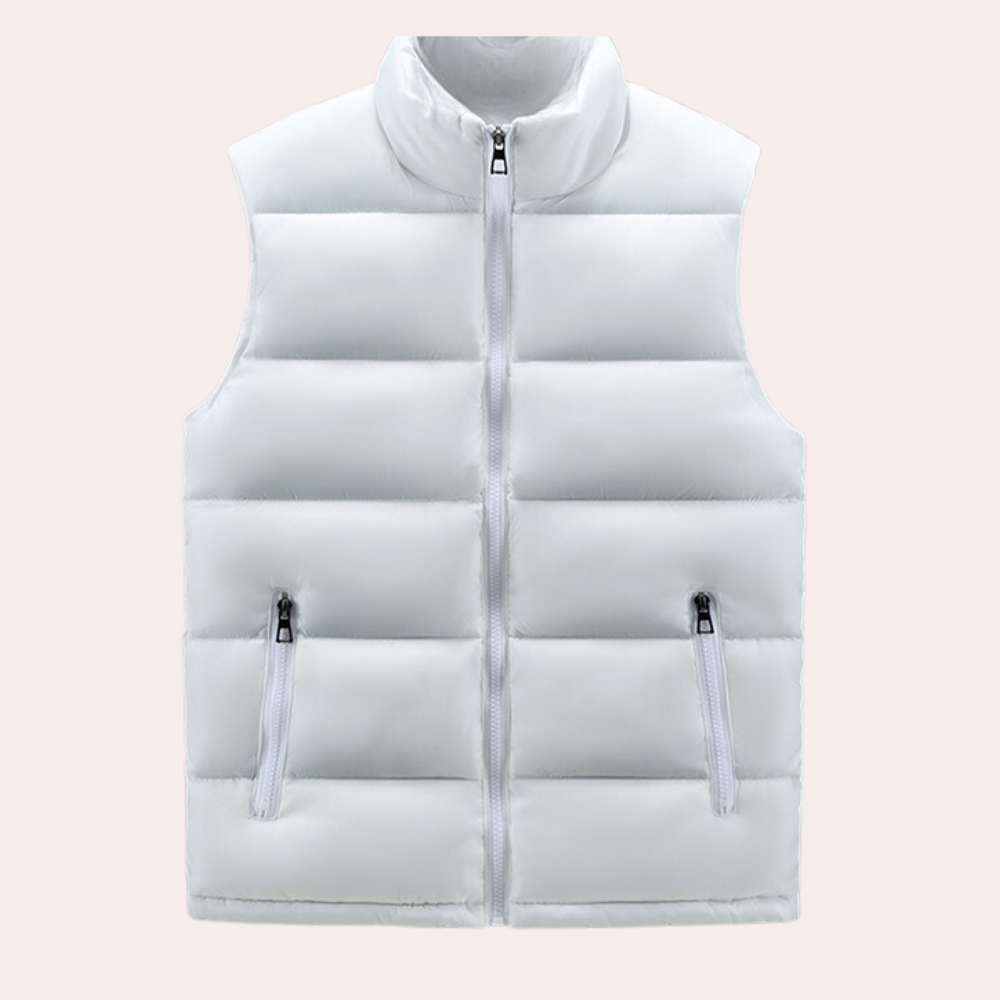 Street-Wave Mens Padded Quilted Vest Water Repellent Lightweight Warmth