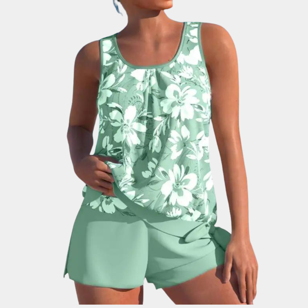 Street-Wave Women's Top Sleeveless Floral Pattern Light Breathable Relaxed Fit