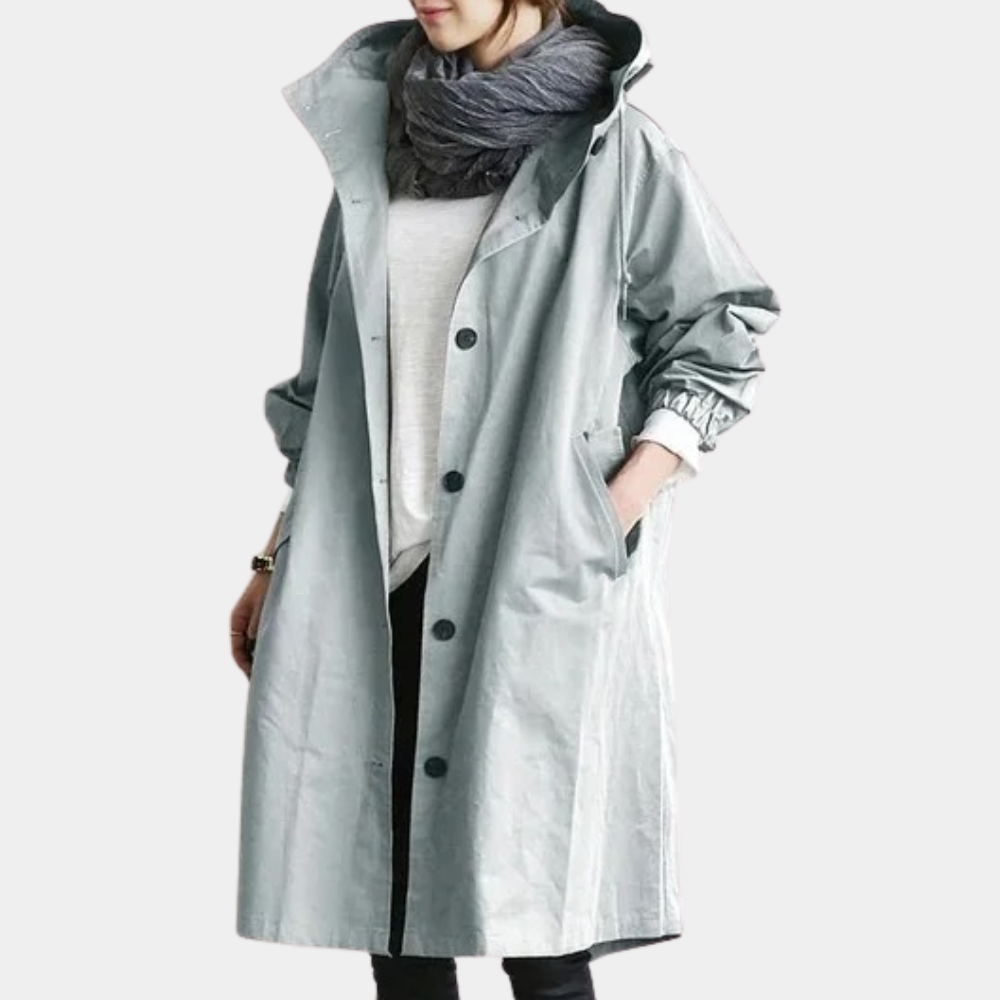 Street-wave Long Hooded Women Coat For Trendy Fashionable Women Functional Winter Outerwear