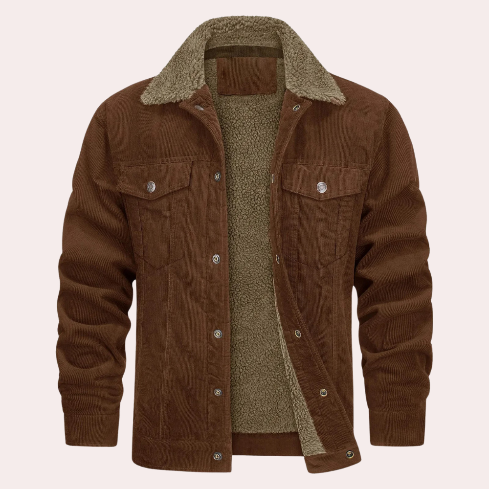 Mens Jacket Street Wave Modern Sherpa Lined With Cozy Fleece Lining For Urban Men