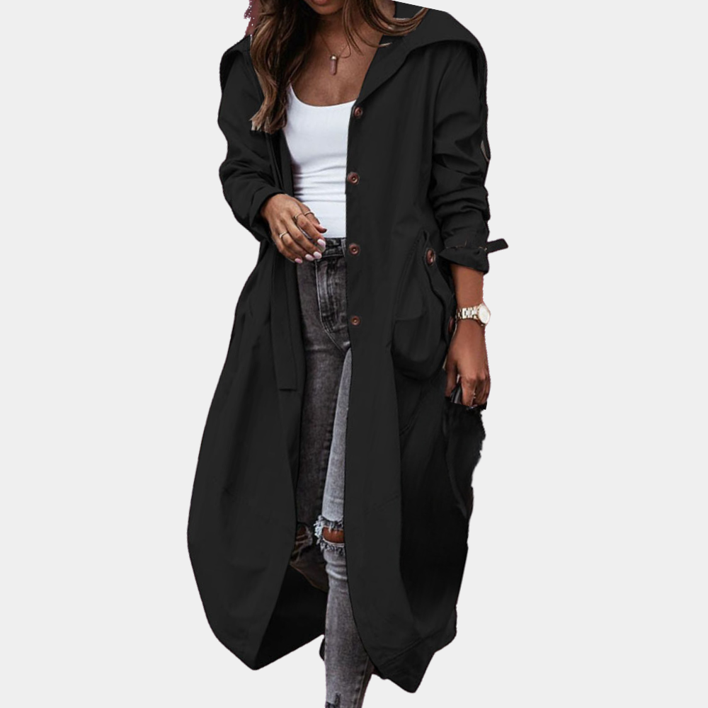 Streetwave Long Womens Coat With Luxurious Warmth For Elegant Autumn Looks Versatile Wear For Trendsetting Women