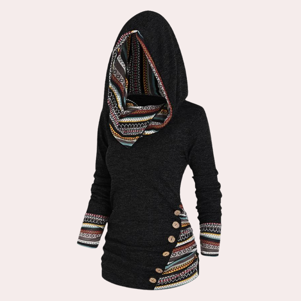 Street-wave Women Cozy Hoodie With Soft Polyester Comfort And Stylish Everyday Wear