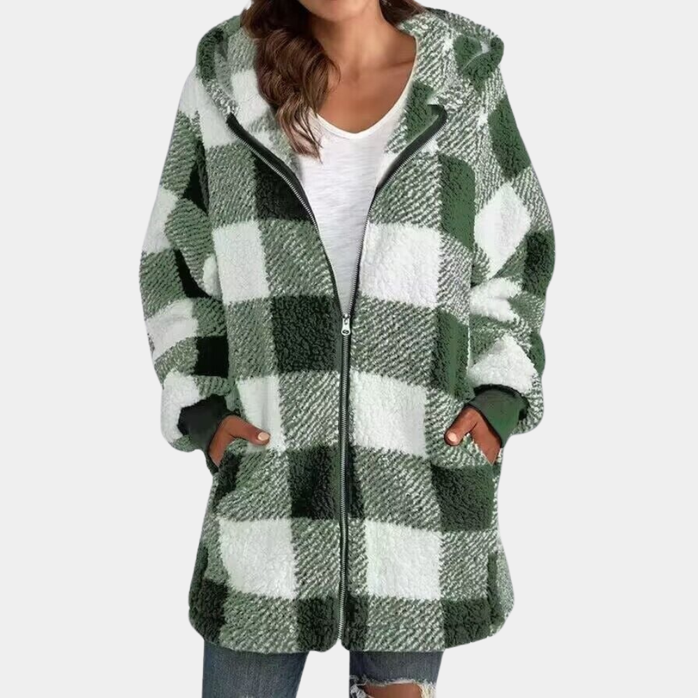 Street Wave Women's Long Winter Hoodie Cozy Warm Plush Fleece With Soft Comfort