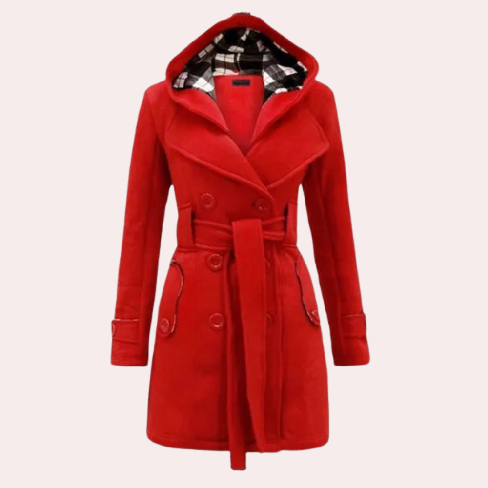 Street-wave Womens Winter Coat Fashionable Warmth With Plaid Lined Interior For Everyday Style
