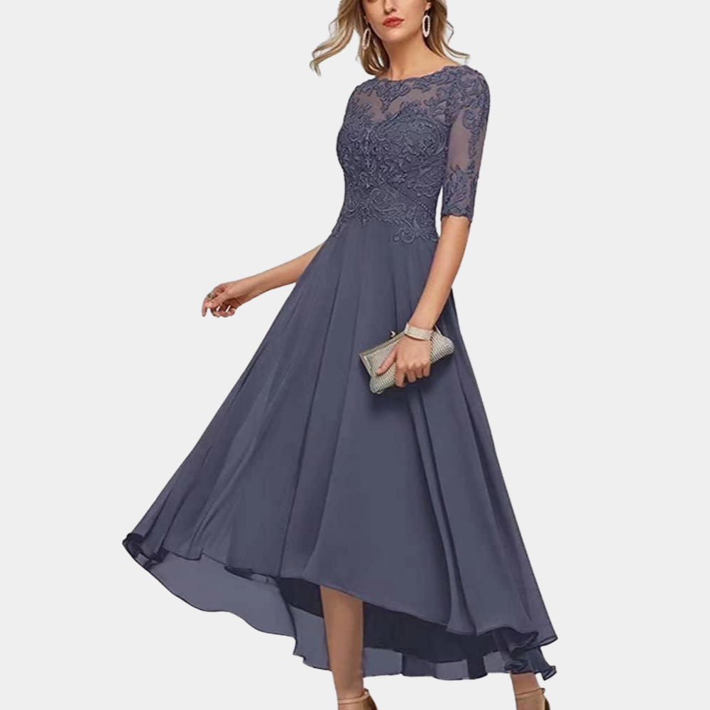 Street Wave Lace Bodice A Line Party Dress For Women