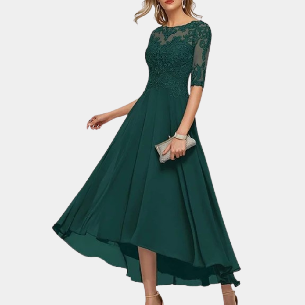 Street Wave Lace Bodice A Line Party Dress For Women