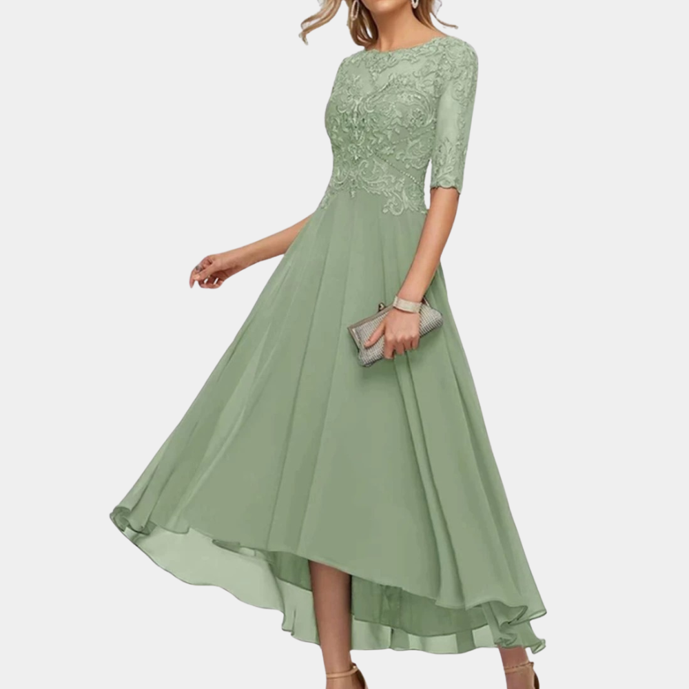 Street Wave Lace Bodice A Line Party Dress For Women