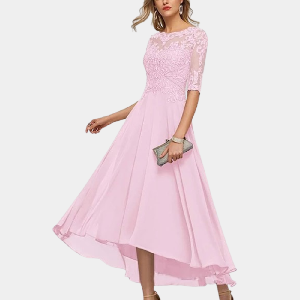 Street Wave Lace Bodice A Line Party Dress For Women