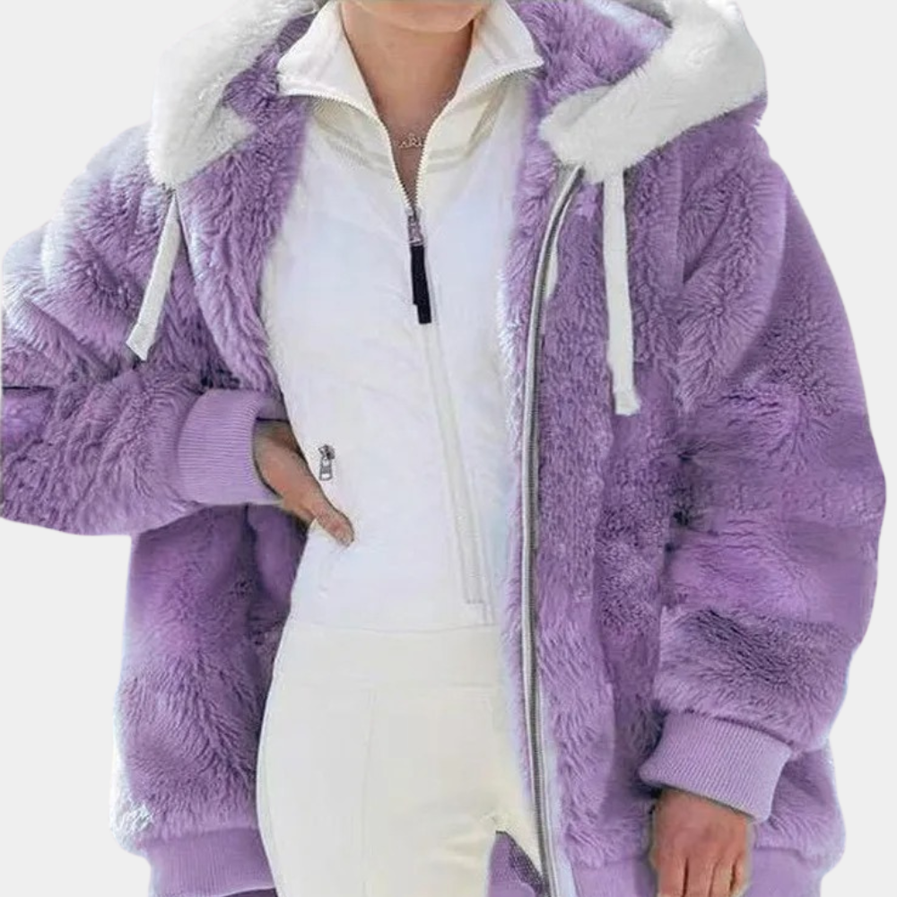 Streetwave Womens Hooded Jacket Warm Cozy Outerwear for Everyday Outdoor Comfort