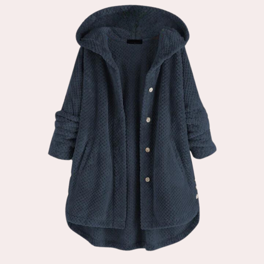Street-Wave Women Hooded Jacket Cozy Fleece Warmth Winter Stylish MustHave Essential