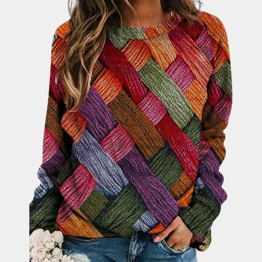 Street-Wave Women's Soft Chunky Knit Sweater Relaxed Fit
