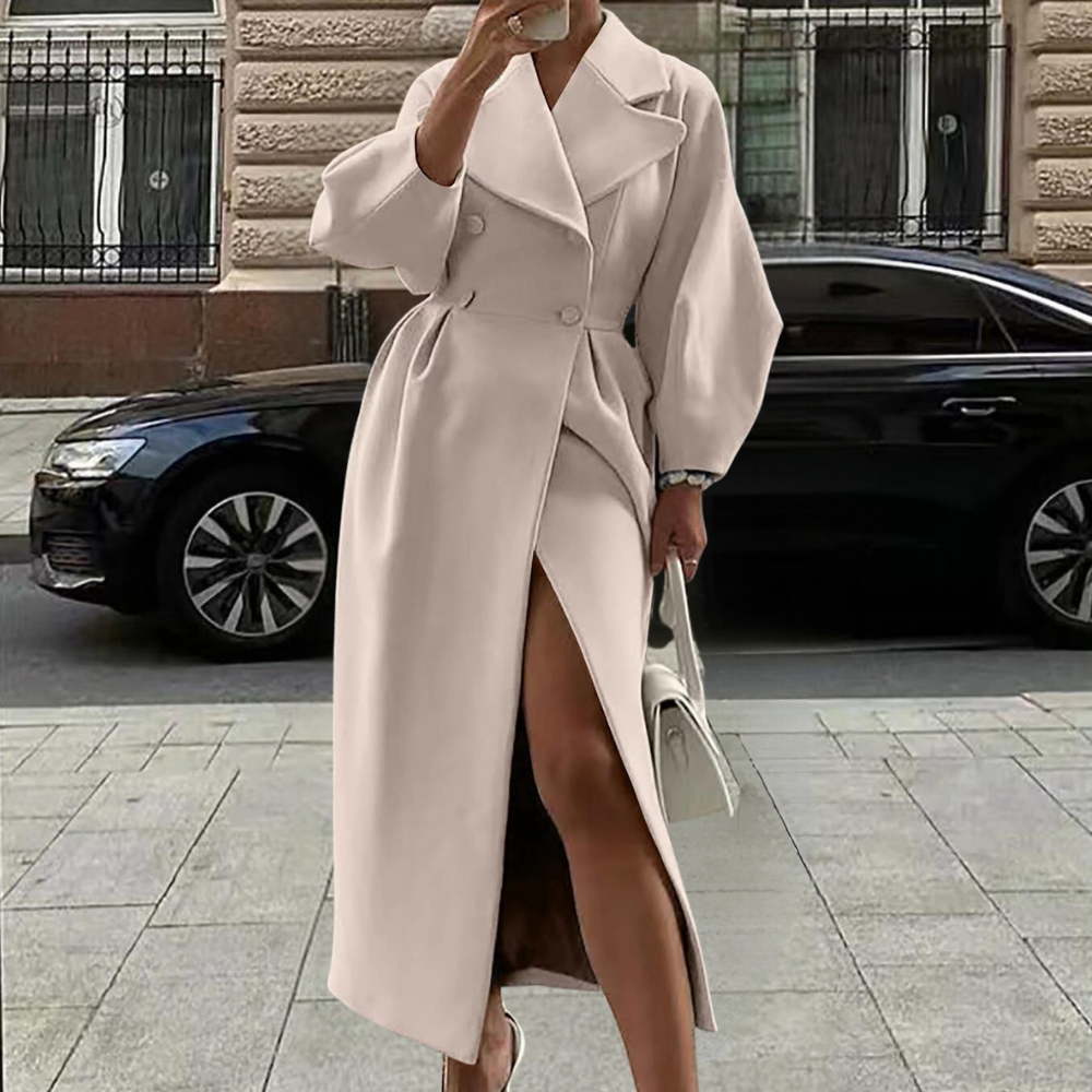 Streetwave Long Wool Coat for Women Warmth Elegance and Timeless Style for Winter