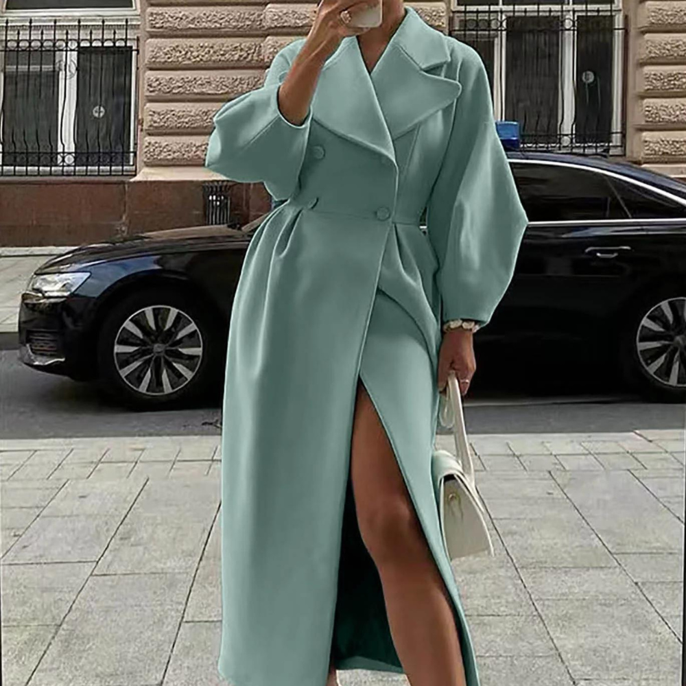 Streetwave Long Wool Coat for Women Warmth Elegance and Timeless Style for Winter