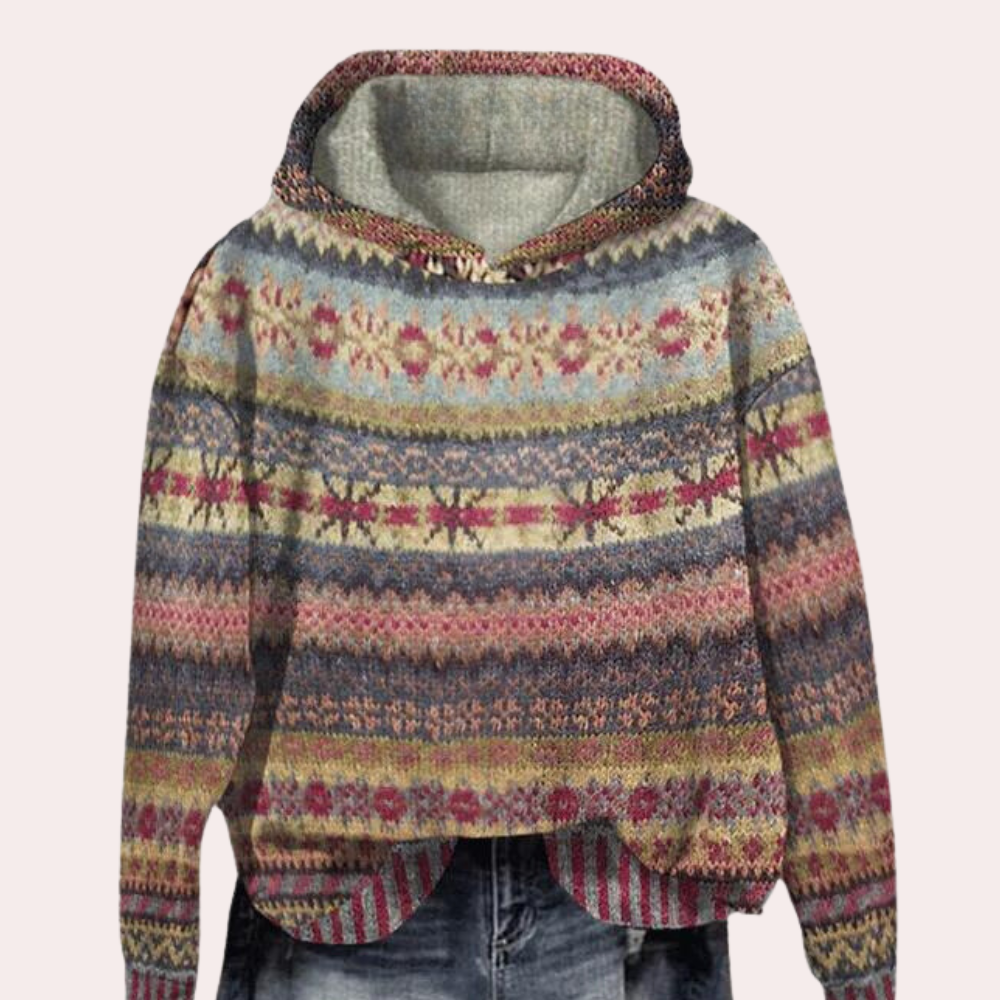 Hosie Womens Hoodie Cozy Knit 100 Percent Polyester Warm Versatile Everyday Sweatshirt