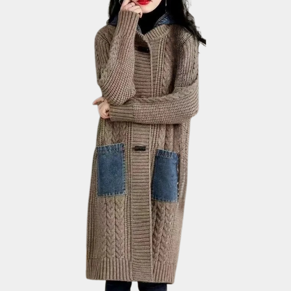 Street Wave Knit Coat For Women With Classic Touch Cozy Soft Material Springtime
