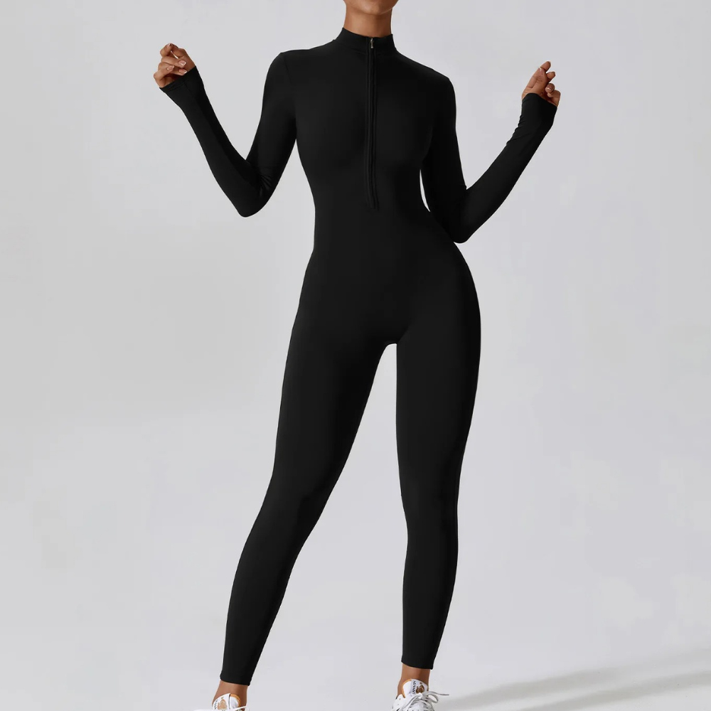 Nordic Flair Womens Long Sleeved Jumpsuit Breathable Stretchable For Yoga